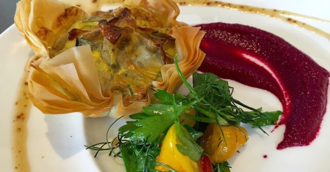 Découvrez la recette de Tarte fine aux artichauts